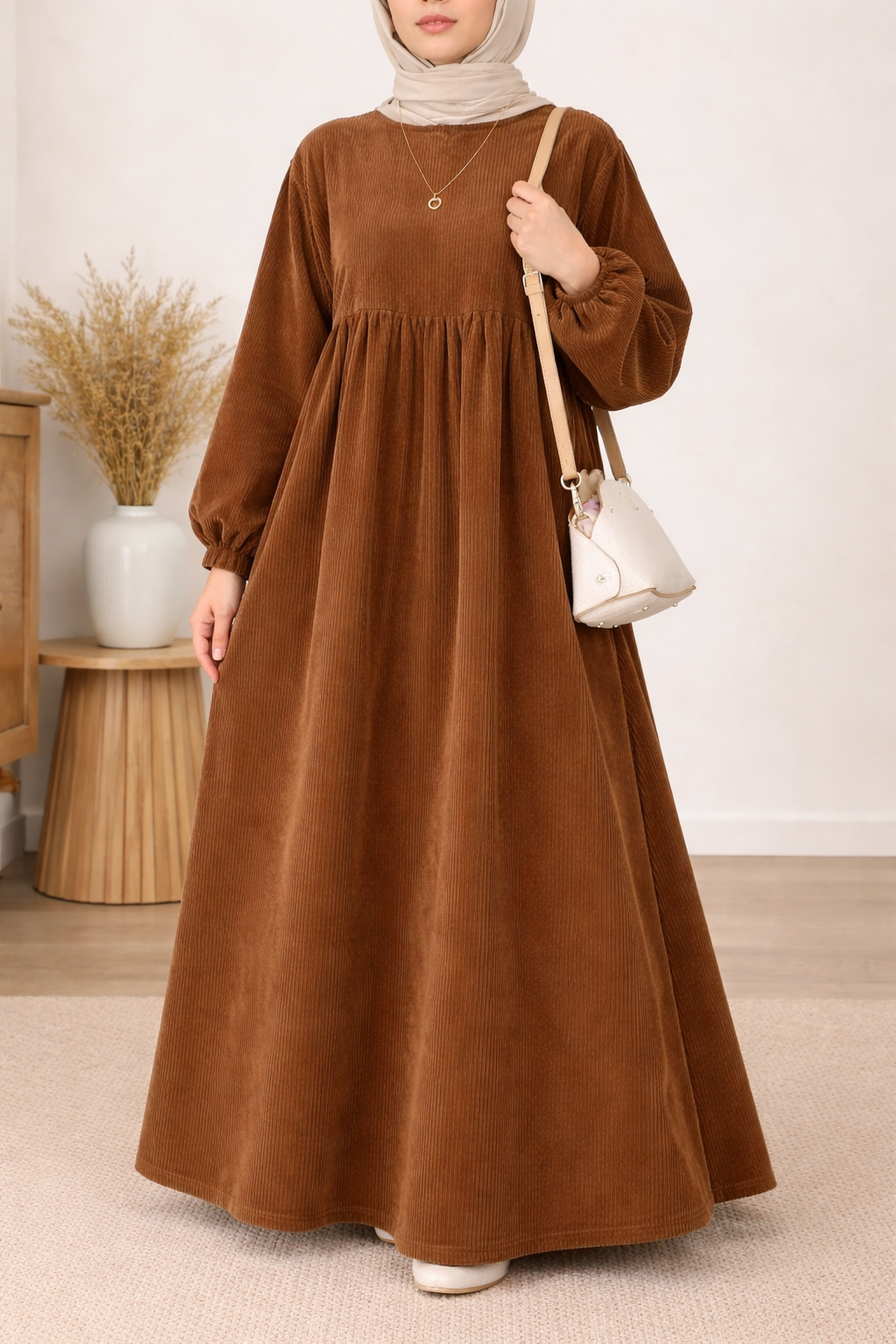 Zylione cocoa dress